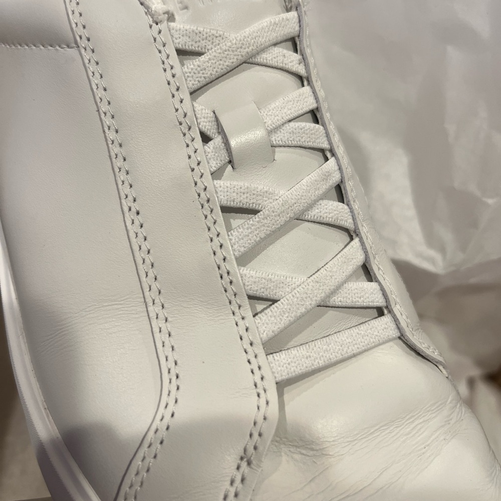 SLIP-ON. Worn once! Cole Haan White Slip-On Sneakers. Original box! - Picture 12 of 14